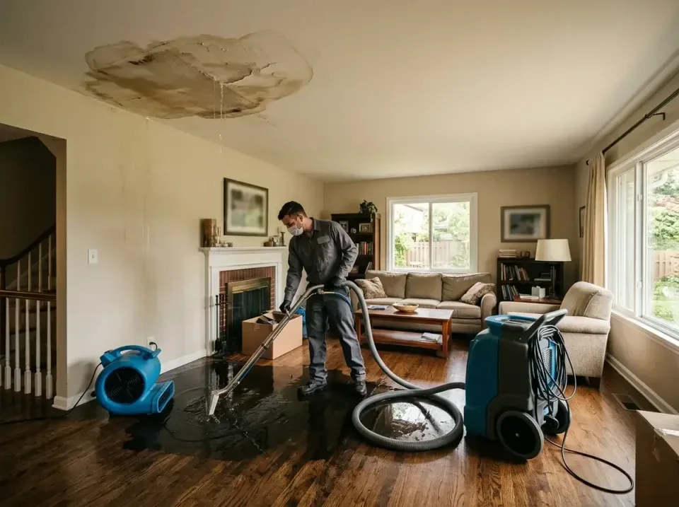 attic-pipe-burst-ceiling-drip-008 — frequently asked questions, Water Damage Restoration & Carpet Care in Kelso, WA